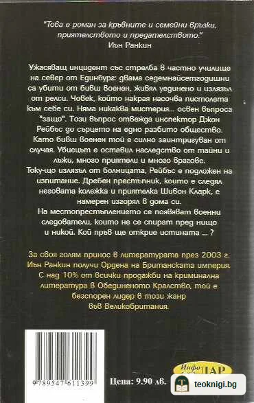 Кръвна връзка — задна корица