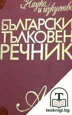 Български тълковен речник — корица