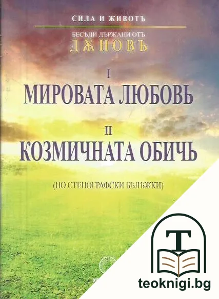 Мировата любов и козмичната обичь — корица